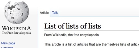 List of lists of lists