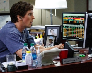 Christian Bale tries to understand the screenplay
