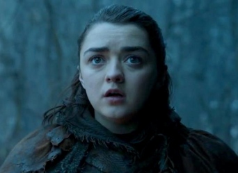 Arya's as surprised as the rest of us